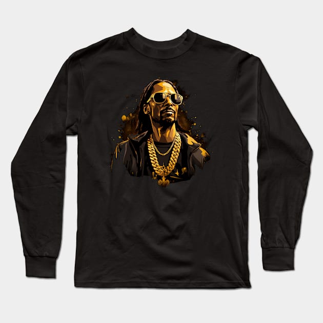 snoop dogg Long Sleeve T-Shirt by WildPackDesign